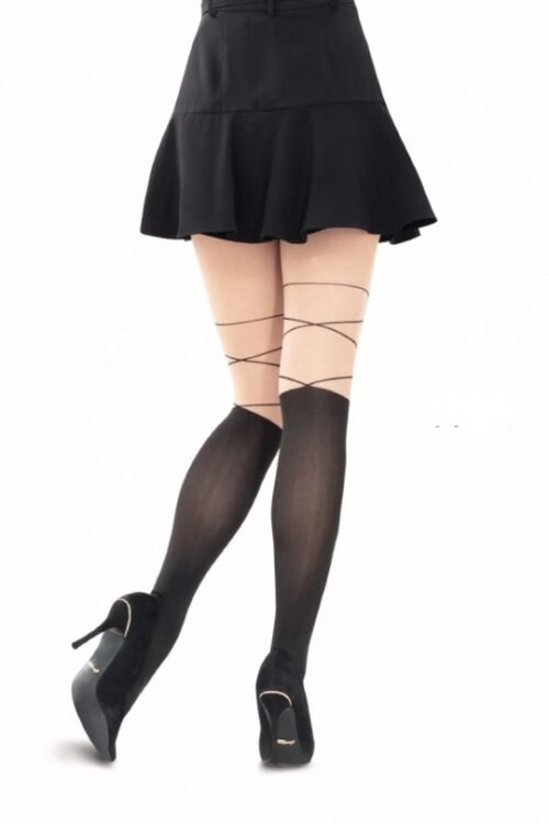 Dámske sexi pančuchy silonky 30den čierne belle1194 - Image 2