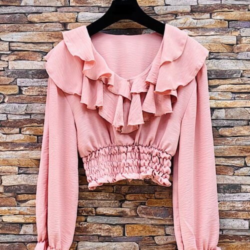 ITALY DÁMSKA VOLÁNOVÁ BLÚZKA GLAM CHIC 2136ELLE 14 1210728 c 1