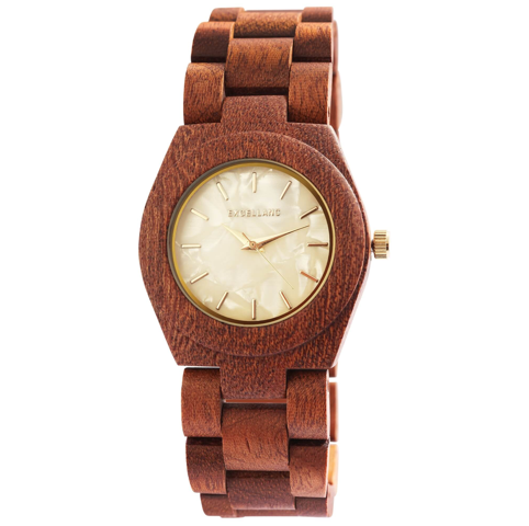 Damske drevené hodinky casual analógové 1800192SG drevo