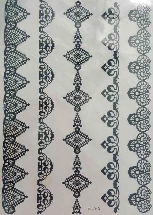 TETOVANIE čierne čipka - Image 4