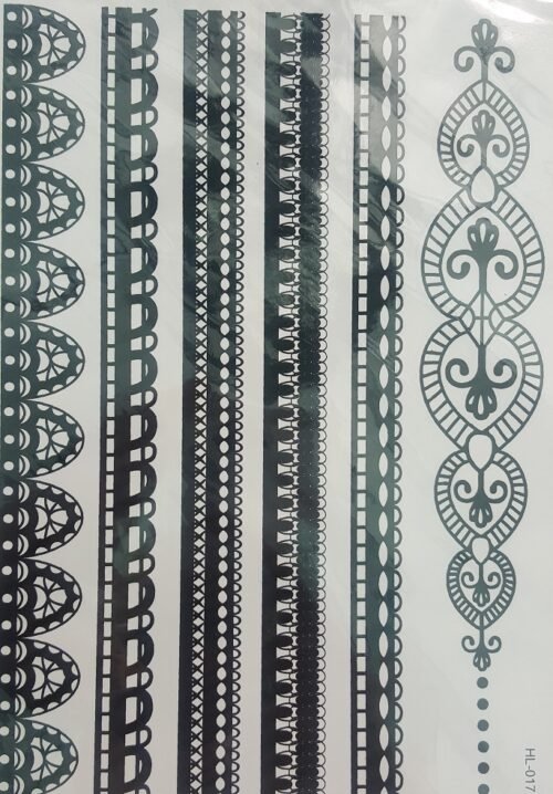 TETOVANIE čierne čipka - Image 5
