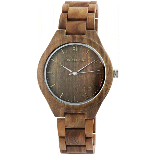 UNISEX panske drevené hodinky casual