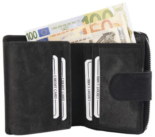 Peňaženka unisex luxusná kožená Verrelli praktická RFID LV0078 - Image 4