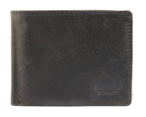 Peňaženka pánska kožená Verrelli prešívaná RFID LV0133 - Image 7