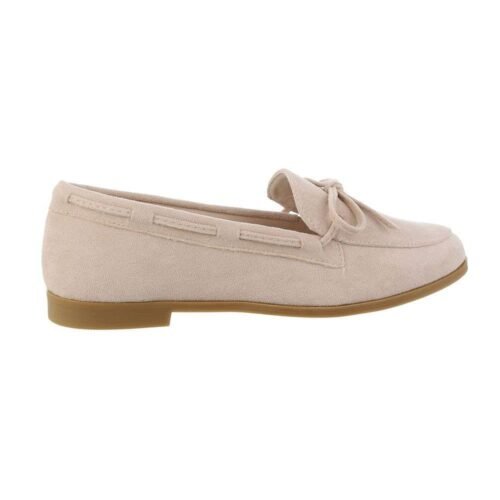 Dámske mokasiny slip on fashion 3394SW black beige