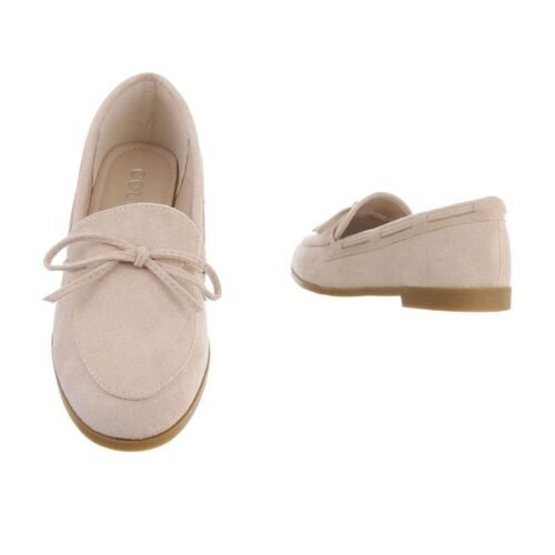 Dámske mokasiny slip on fashion 3394SW black beige - Image 2
