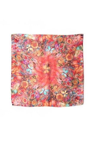 Dámska šatka hodváb silk Butterfly BO P160 oiseaux