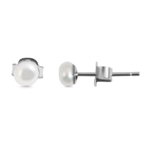 STRIEBRO Dámske náušnice Perla pearls 5300120 strieborné