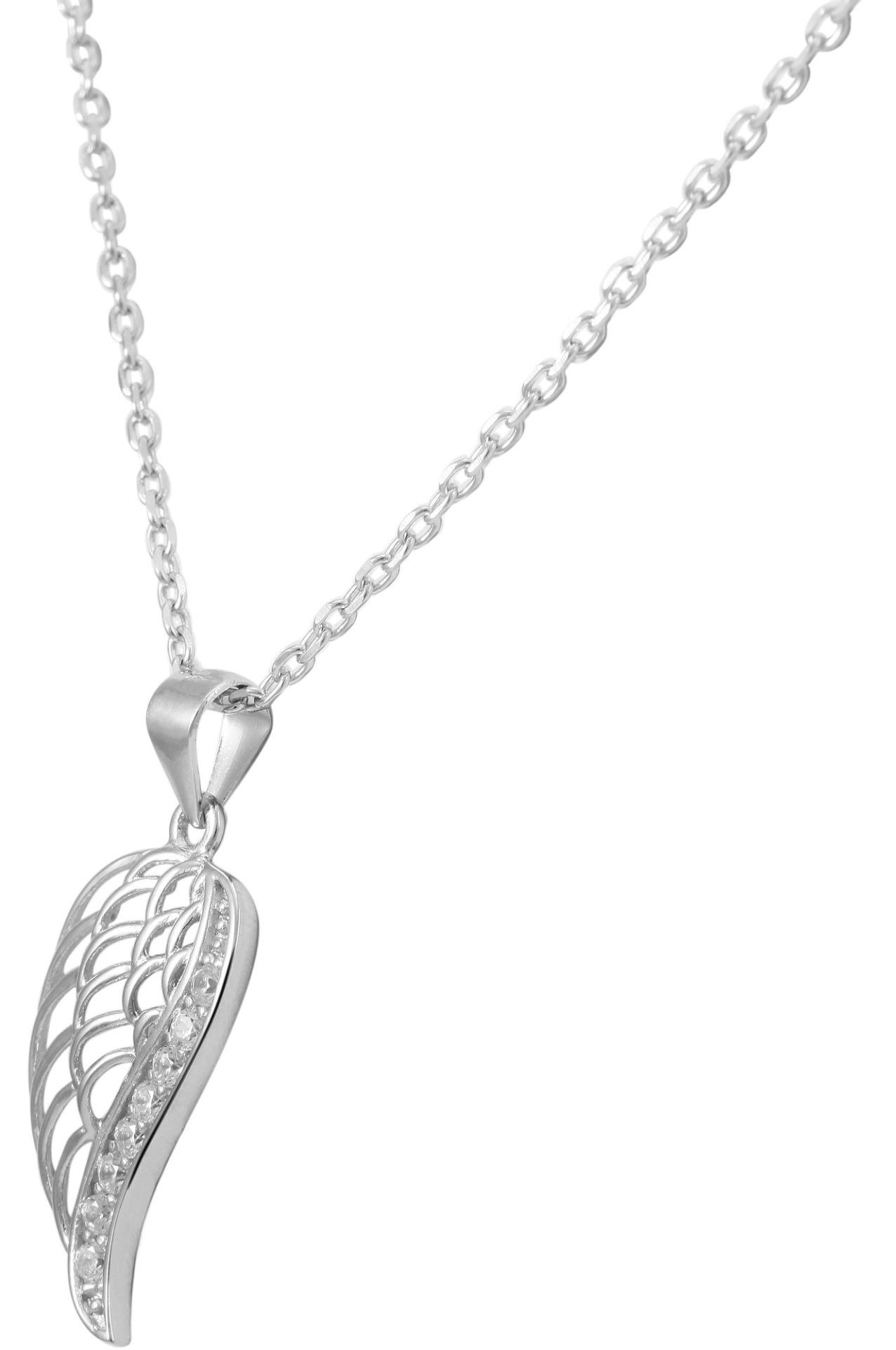 Prívesok Leaf mini striebro 925 crystal 531006SG strieborná 4 Prívesok Leaf mini striebro 925 crystal 531006SG strieborná – Obrázok 2