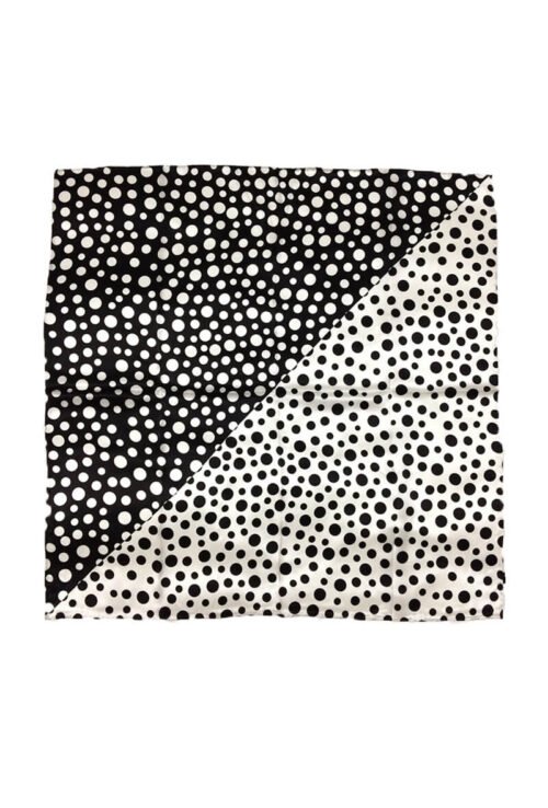 PARIS Dámska hodvábna šatka luxusná dots BO614 bicolor - Image 4
