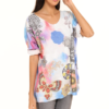 Dámske tričko blúzka multicolor PU36Ecbel ITALY royal butterfly
