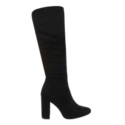 Dámske čižmy vysoke casual vysoka sara 9382SW čierne