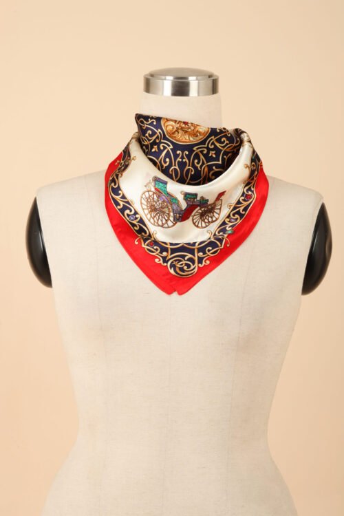 PARIS Dámska hodvábna šatka luxusná elegant SF01fanli vintage - Image 3