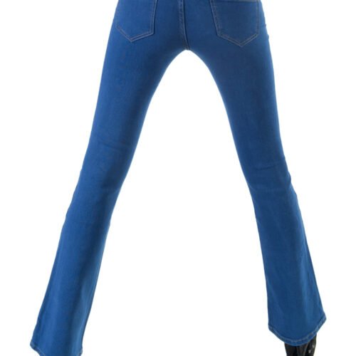 Alternative view of Bootcut rifle fashion zvonove nohavice 067 denim blue