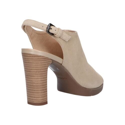 GEOX kožené dámske sandále vysoké Annya D92CLA taupe - Image 4