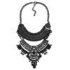 Náhrdelník bohemian black crystal 649