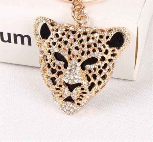 Prívesok na kľúče Leopard crystal