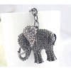 Prívesok na kľúče Elephant crystal strieborná