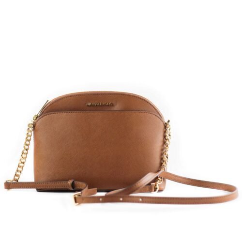 MICHAEL KORS kabelka jet set kožená Emmy medium brown