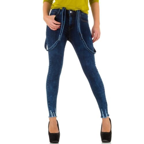 Dámske slim traky rifle fashion skinny 3d80 denim - Image 3