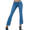Dámske jeansy rifle zvonové slim bootcut 1308 denim blue