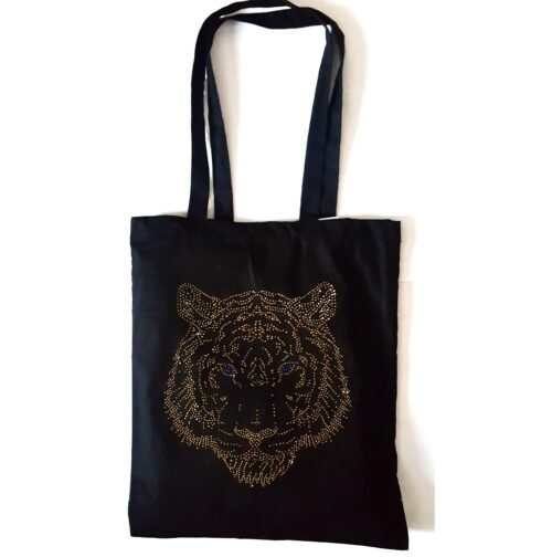 MB plátená taška Gold Tiger crystal