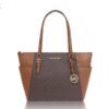 MICHAEL KORS Kabelka Michael Kors Charlotte large logo brown