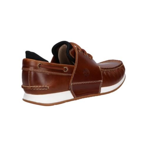 Timberland Pánske mokasíny boat A247J HEGERS brown - Image 4