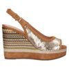Sandals woman GEOX D92CFF 0AT21 D YULIMAR C2X2D GOLD CURRY
