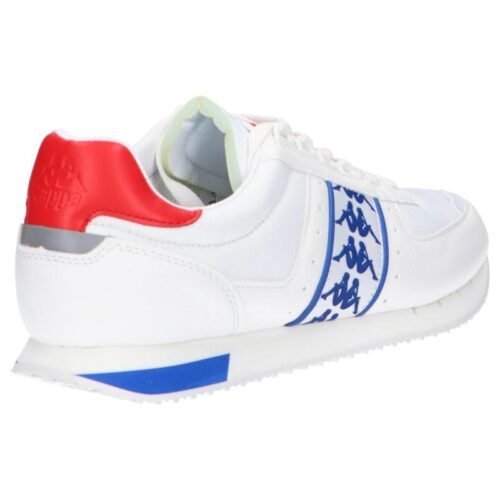 Sports shoes man KAPPA 3112YDW CURTIS A00 WHITE BLUE CLASSIC 4