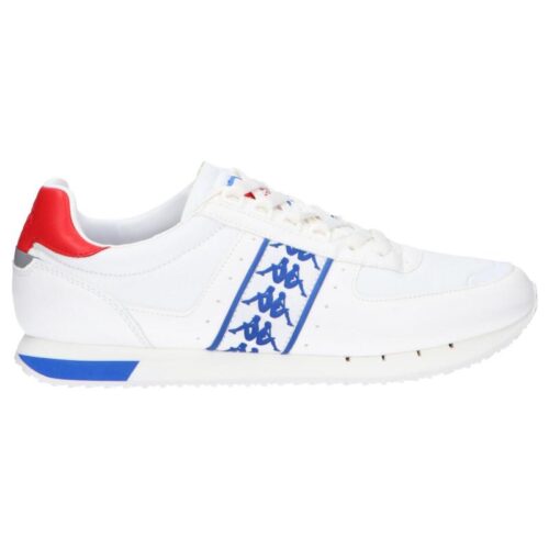 Sports shoes man KAPPA 3112YDW CURTIS A00 WHITE BLUE CLASSIC
