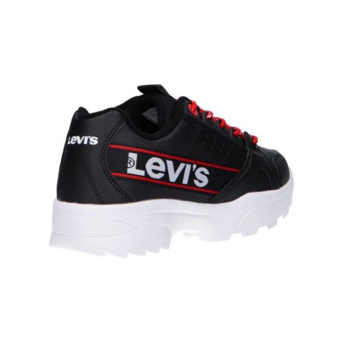 Sports shoes woman LEVIS VSOH0051S SOHO 0008 BLACK WHITE 2