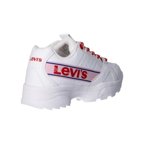 LEVIS biele tenisky damske VSOH0051S Soho - Image 4