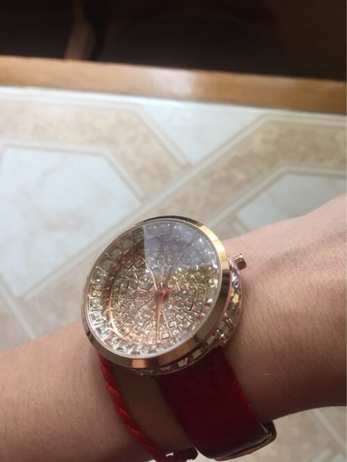 Hodinky Square crystal RED - Image 3