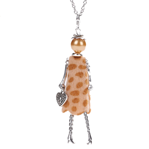 Prívesok Bábika Winter Animal 220 beige