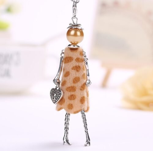 Prívesok Bábika Winter Animal 220 beige - Image 2