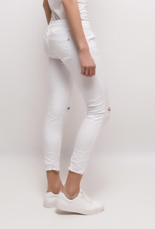 Dámske jeansy rifle slim skinny 850SW biele white - Image 4