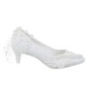 Svadobné lodičky biele 3216 white nizke