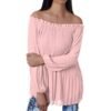 Oversize blúzka tunika plisovaná 5 farieb 9350