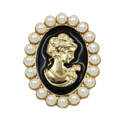 Brošňa Vintage bride elegant fashion A160 pearls