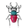 Brošňa Chrobák Beetle farebná crystal 190