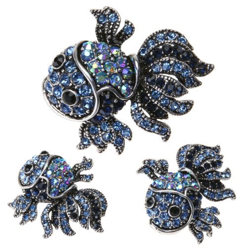 Brošňa Rybka Cobalt mini crystal 160 - Image 4