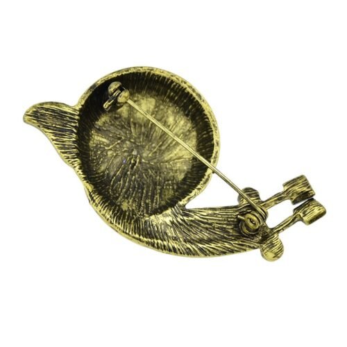 Brošňa Slimák zelený crystal 230 - Image 4
