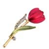 Brošňa Tulipán farebný crystal 120
