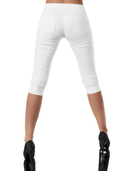 Dámske capri nohavice Fashion 5 farieb 9495 skinny - Image 3