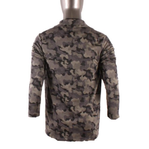 Pánsky military cardigan sveter army green 110 - Image 3