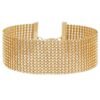 Náhrdelník choker strass Crystal Gold spolocensky
