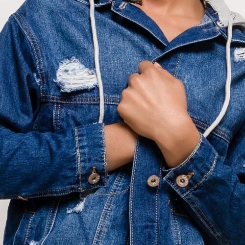 daysie veste en jean avec capuche denim 2 1