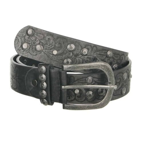 Opasok dámsky kožený studs embossed metalic 5941SW600 - Image 3