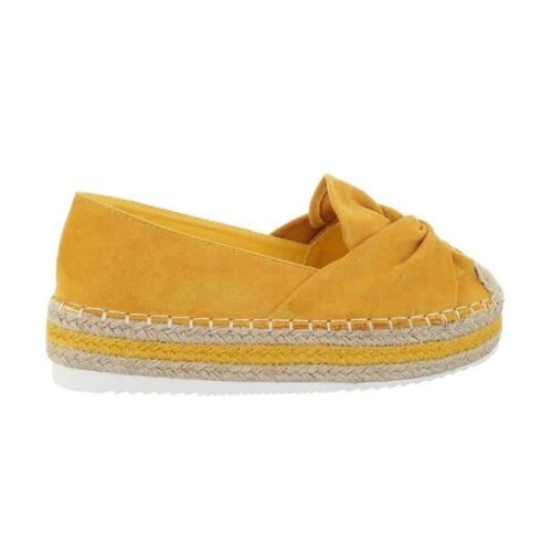 Dámske topanky Espadrill mokasiny fashion h71SW na platforme